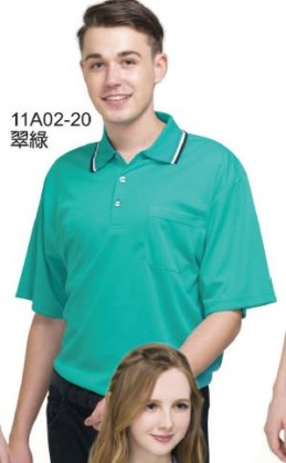 制服 POLO衫11A02-7(有口袋)(有口袋)，有長袖，品名為11A01