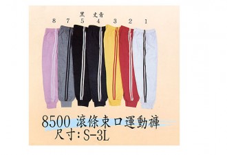 團體服˙褲子C8500-1.2.3.4.5.7.8